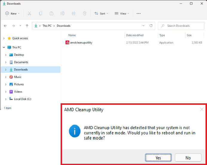AMD Cleanup Utility